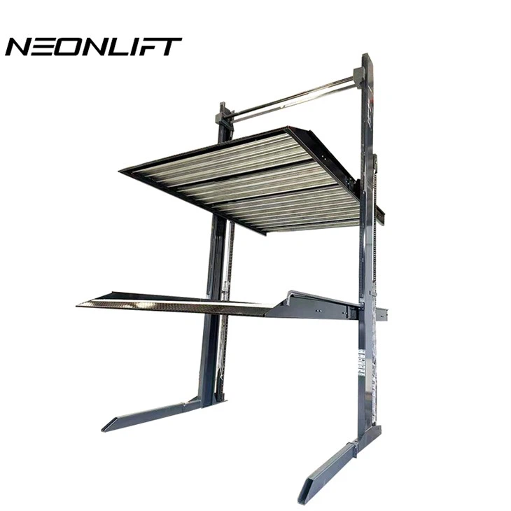 Hydraulic Two Post Parking Lift For 3 Cars