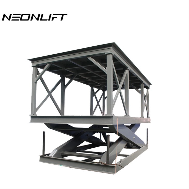 Underground Hydraulic Car Parking Lift System