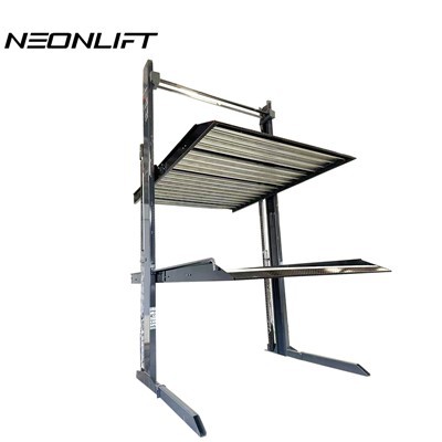 Lifft Parcio Hydrolig Dau Bost Ar gyfer 3 Car